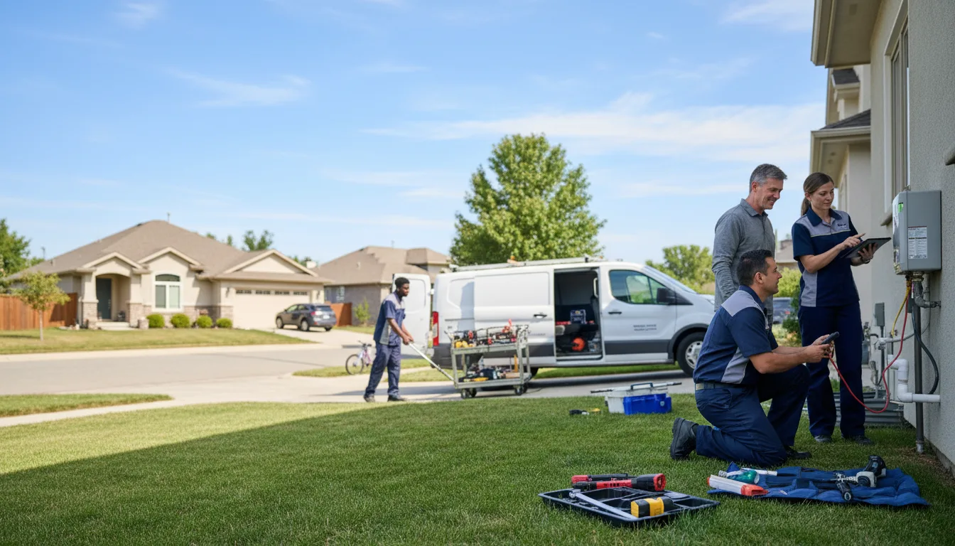 Tankless water heater service in Raymond, WA